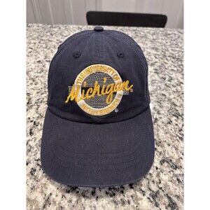 Michigan Wolverines The Game Retro Circle Snapback Hat Navy